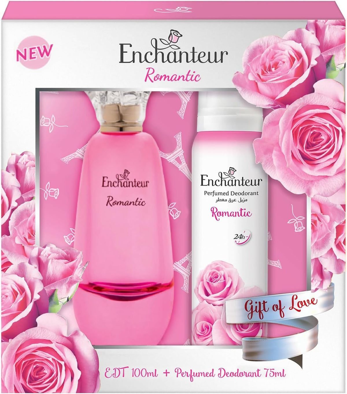 Enchanteur Romantic Gift Set: EDT & Perfumed Deodorant 2 Pcs