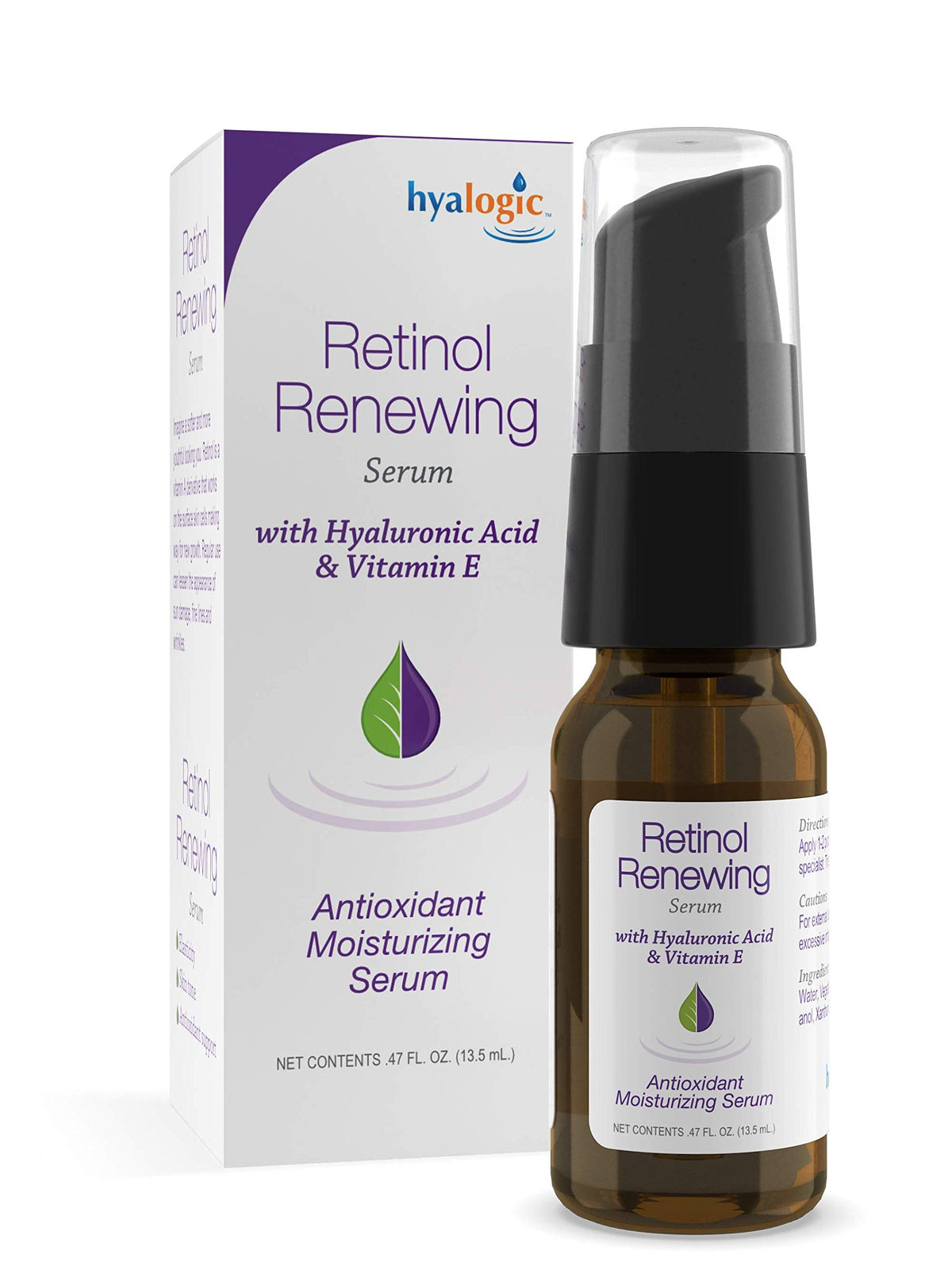 Hyalogic Retinol Serum with HA & Vitamin A - Skin Renewal & Wrinkle Repair