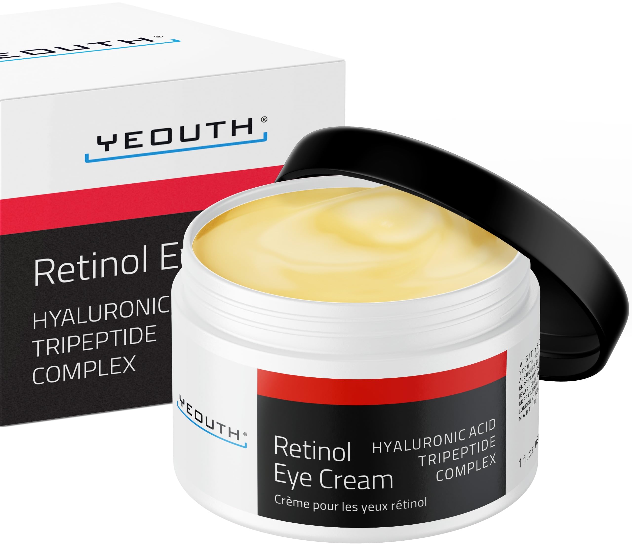 YEOUTH Retinol Eye Cream - Anti Aging, Wrinkles, Firming Eye Bags, Dark Circles