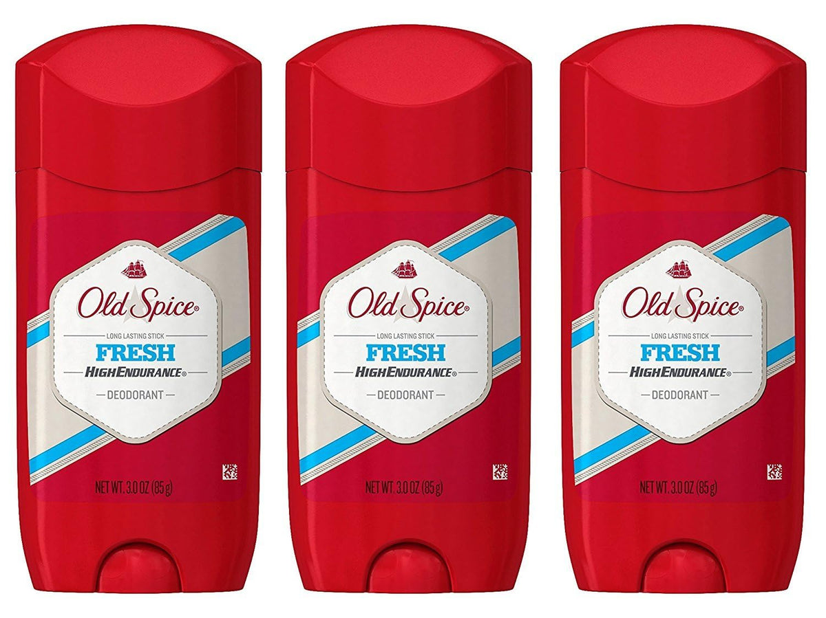 Old Spice High Endurance Long Lasting Deodorant - Fresh Scent (3 x 3oz Pack)