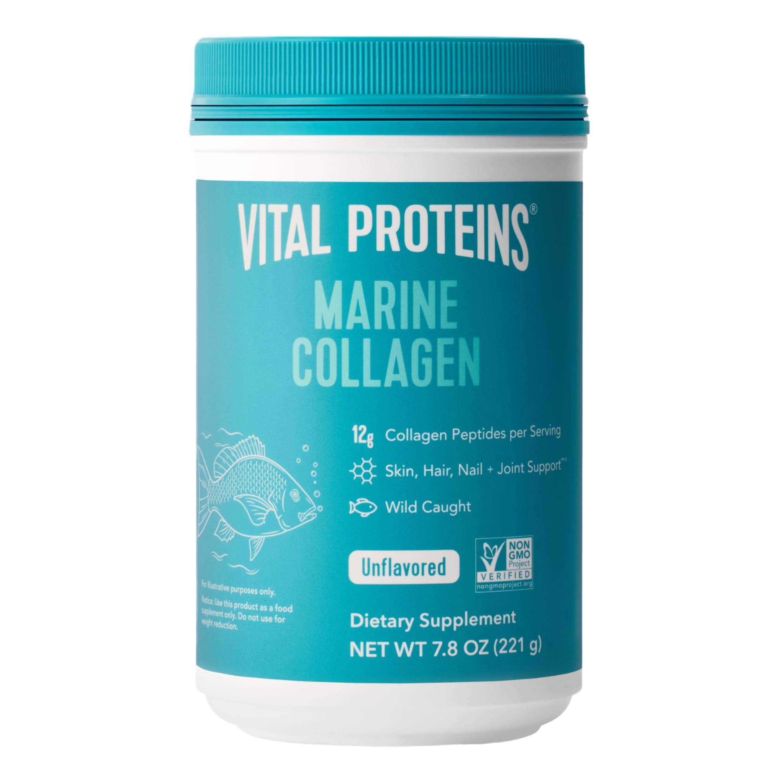 Vital Proteins Marine Collagen Powder, 221g, Unflavoured Fish-Based