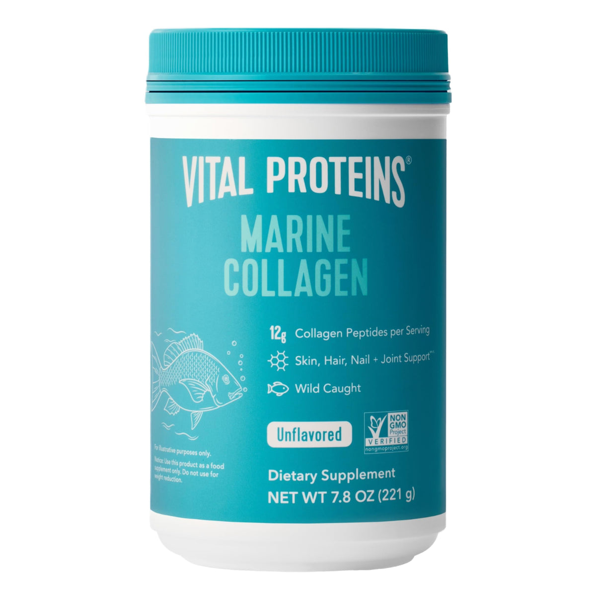 Vital Proteins Marine Collagen Powder, 221g, Unflavoured Fish-Based