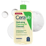 CeraVe Hydrating Foaming Oil Cleanser, Moisturizing Refill for Dry to Very Dry Skin, 19 oz