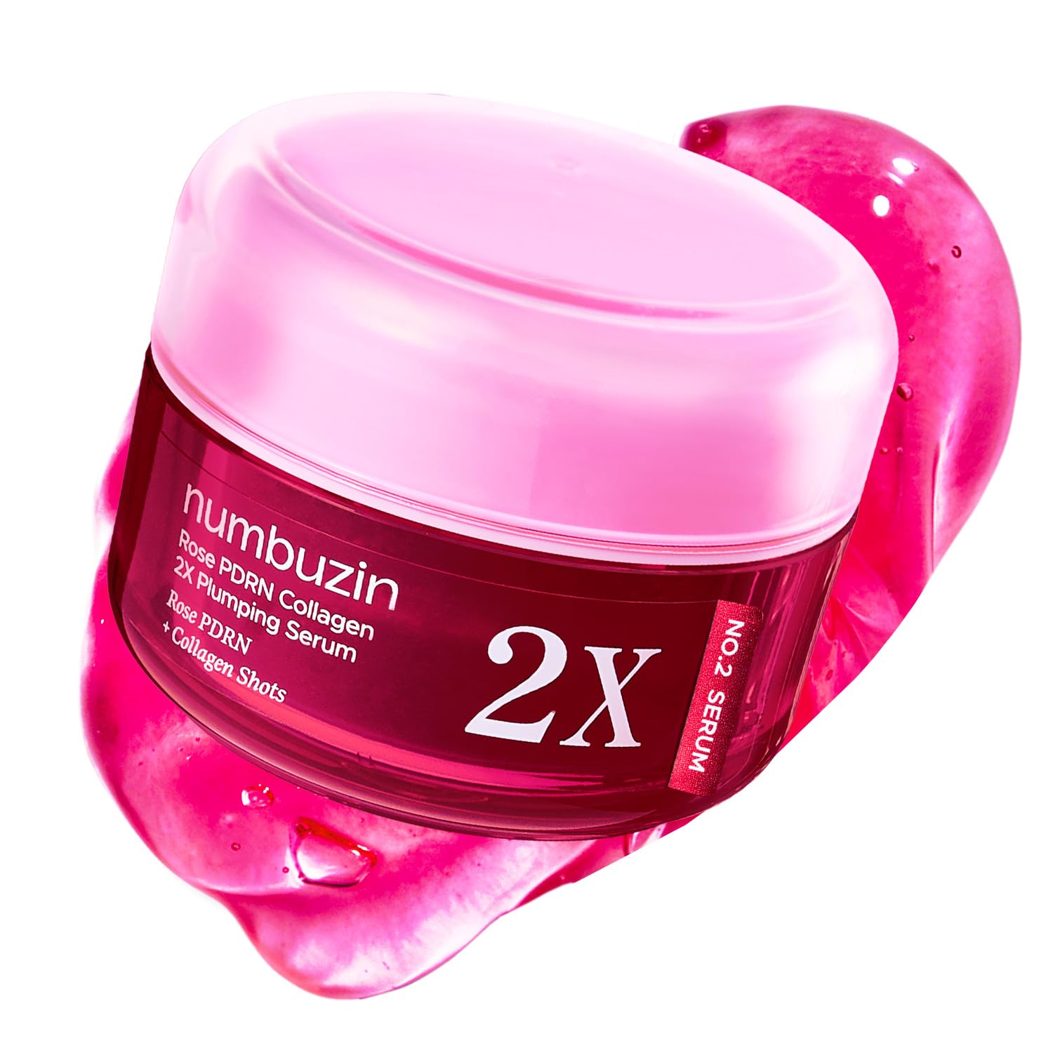 numbuzin No.2X Rose PDRN Collagen 2X Plumping Serum – Hydrating Firming Serum
