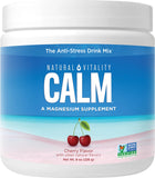 Natural Vitality Calm Anti-Stress Dietary Supplement Powder – Cherry, 8oz