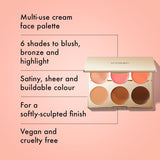 ICONIC London Multi-Use Cream Blush & Highlight Palette