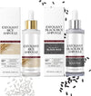 2 PCS Exfoliating Ampoule - Black & White Rice Duo for Glowing Skin | Brightening & Hydrating Peel