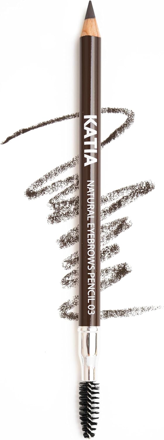 Katia Eyebrow Pencil - 03 Dark Brown - Precise & Natural
