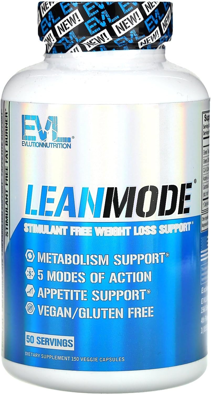 EVLution Nutrition LeanMode Stimulant-Free Weight Loss 150 Veggie Caps