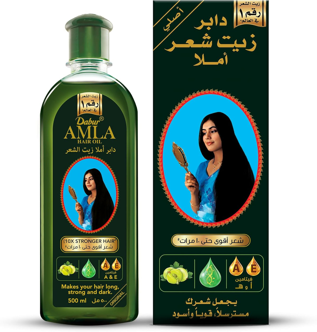 Dabur Amla Hair Oil 500ml - Natural Care for Long, Strong & Dark Hair