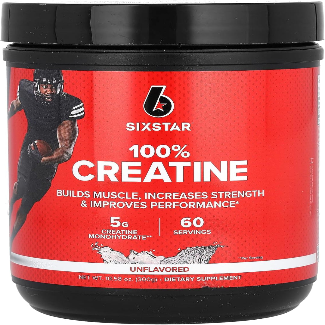 SIXSTAR, 100% Creatine, Unflavored, 10.58 oz (300 g)