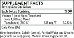 THORNE Ultimate-E - Contains All of The Natural Forms of Vitamin E - 60 Gelcaps