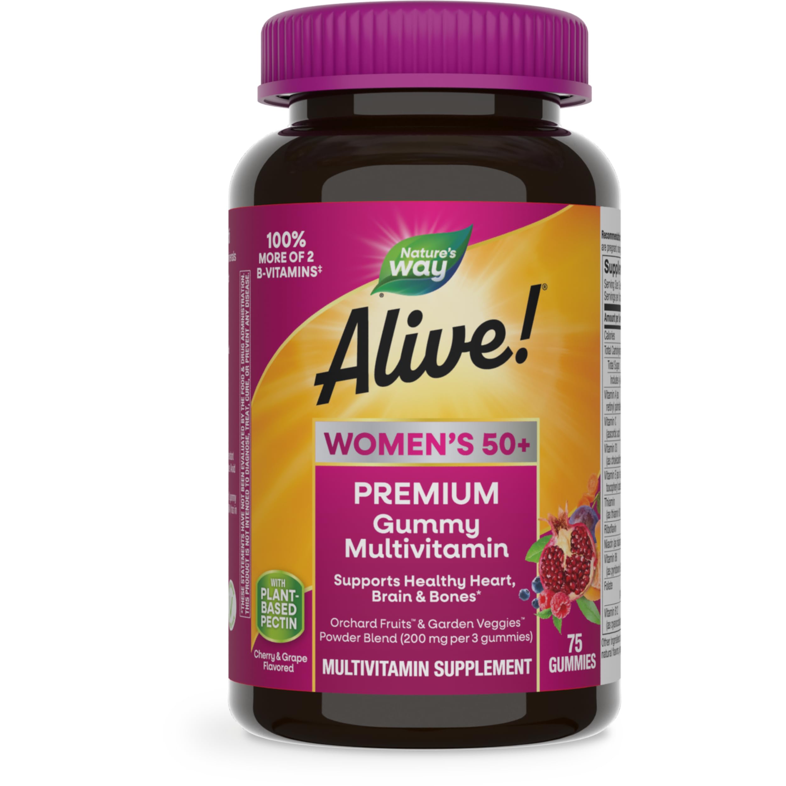 Nature's Way Alive Women's Gummy Vitamins - 75 Gummies for Daily Health & Wellness