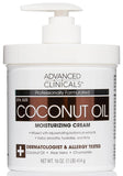 Advanced Clinicals Coconut Oil Cream - 16 oz