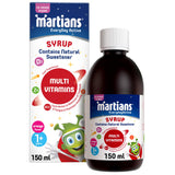 Martians Everyday Active Multivitamins Syrup for Kids 1+ Years - Energy & Immunity Support - No Added Sugar, Gluten & Lactose Free - 150ml