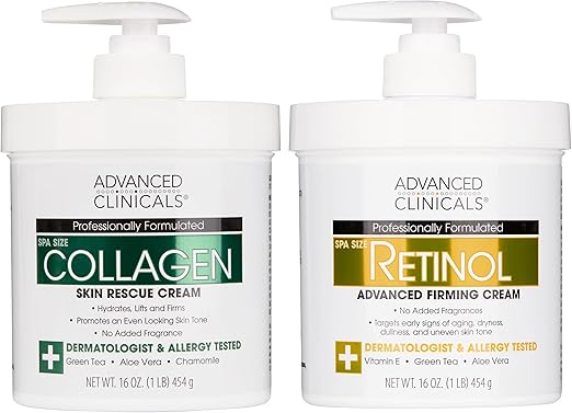 Advanced Clinicals Retinol & Collagen Body Care Set