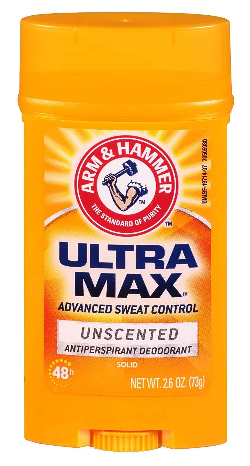 Arm & Hammer Deodorant Ultra Max Unscented - 3 Pack (76ml Each) - Long-Lasting Odor Protection