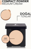 Flormar Compact Powder 089 Medium Cream - Flawless, Natural Finish