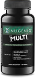 Nugenix Men's Daily Testosterone Multivitamin - 19 Vitamins and Minerals, Supports Free Testosterone