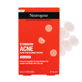 Neutrogena Stubborn Acne Pimple Patches - Ultra-Thin Hydrocolloid Spot Stickers for Optimal Healing (24 Patches)