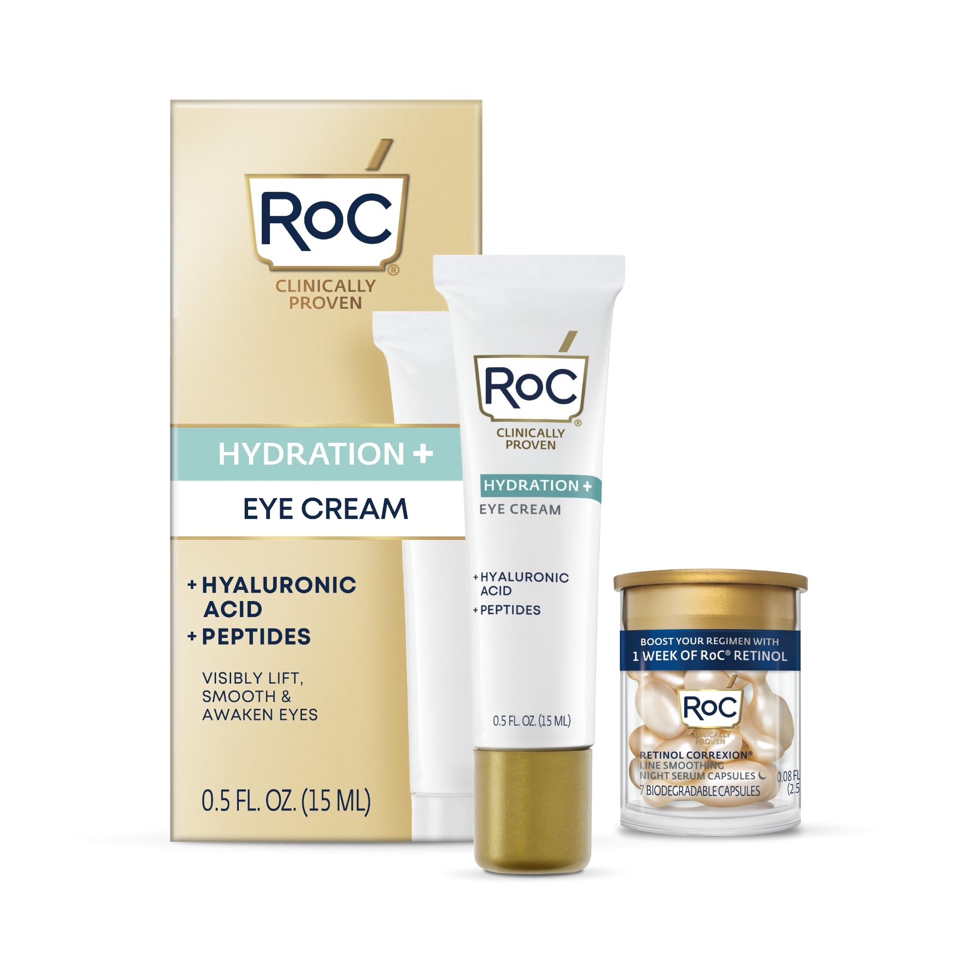 RoC Multi Correxion Hyaluronic Acid + Retinol Capsules Eye Care Set