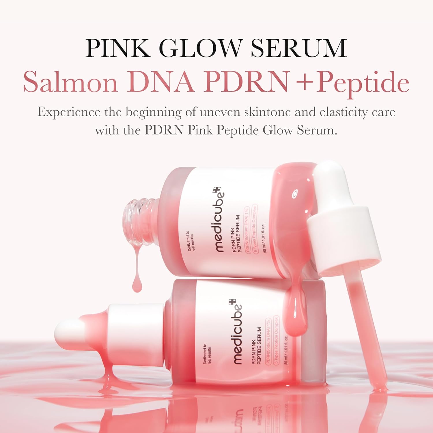 سبراي سروم ميديكوب PDRN Pink Peptide  لترطيب البشرة وتوحيد لونها
