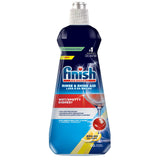 Finish Dishwasher Rinse & Shine Aid (Lemon Scent, 400ml) - Spot Prevention & Fast Drying
