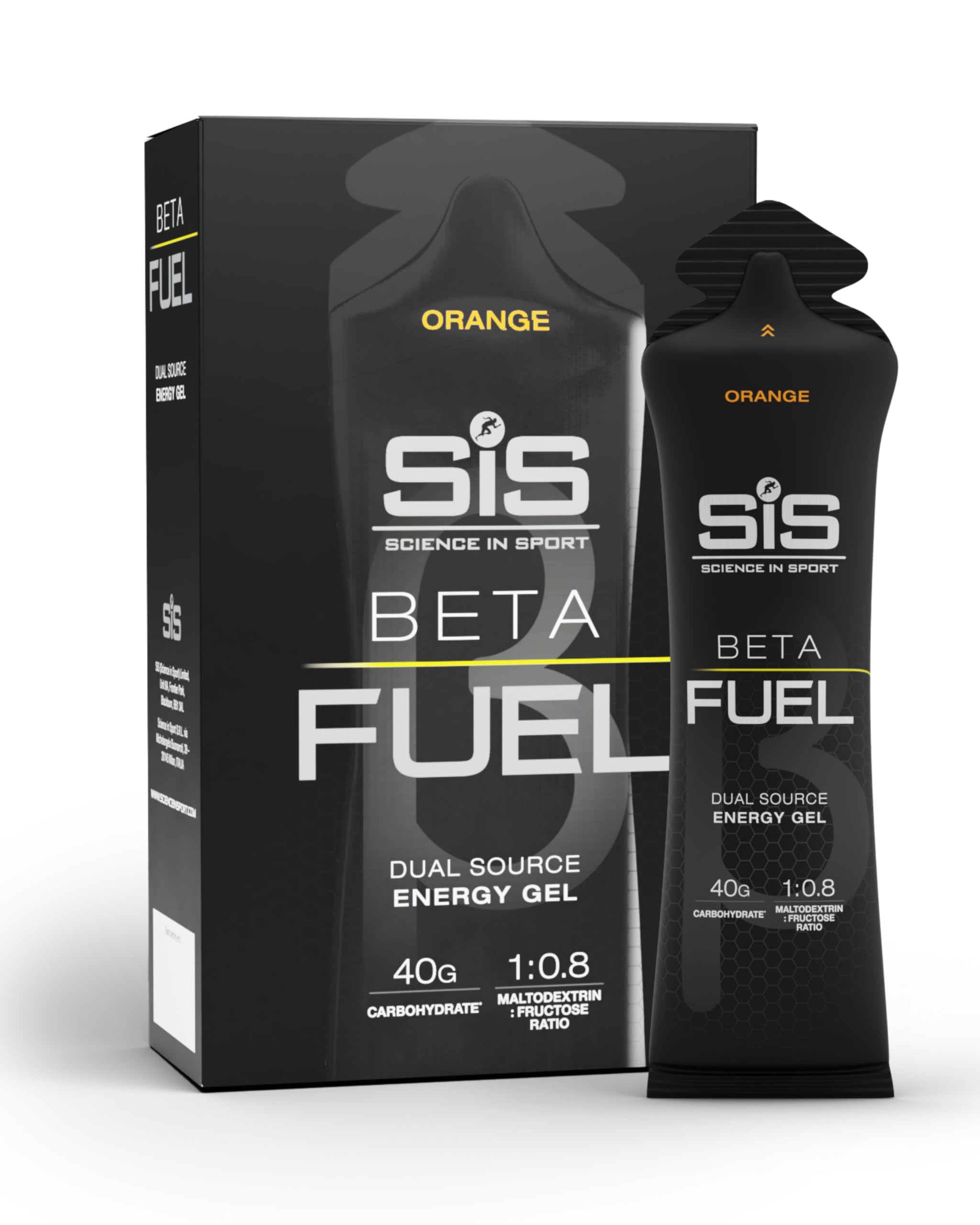 Science in Sport Beta Fuel Energy Gel - Orange (6 x 60ml)