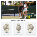 Garmin Lily 2 Active Lunar Gold Smartwatch with Bone Silicone Band