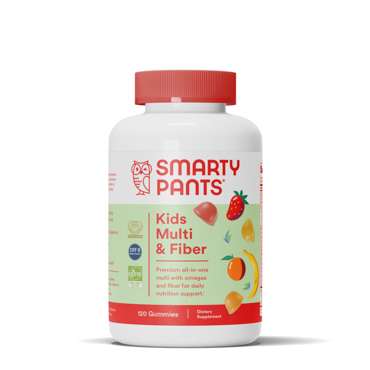 SmartyPants Kids Fiber Gummies - 120 Count - Dietary Supplement