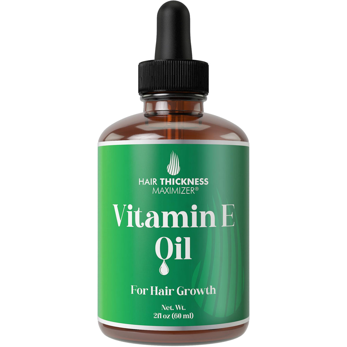 Hair Thickness Maximizer Vitamin E Oil Growth Serum for Thickening & Moisturizing - Vegan Scalp Treatment 2oz
