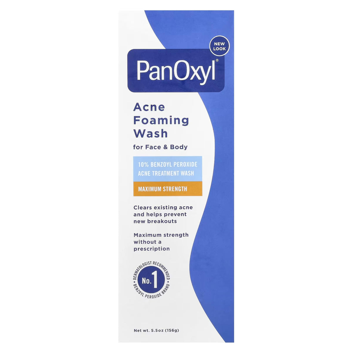 Panoxyl Acne Foaming Wash 5.5 oz (Pack of 2) - Benzoyl Peroxide Acne Cleanser