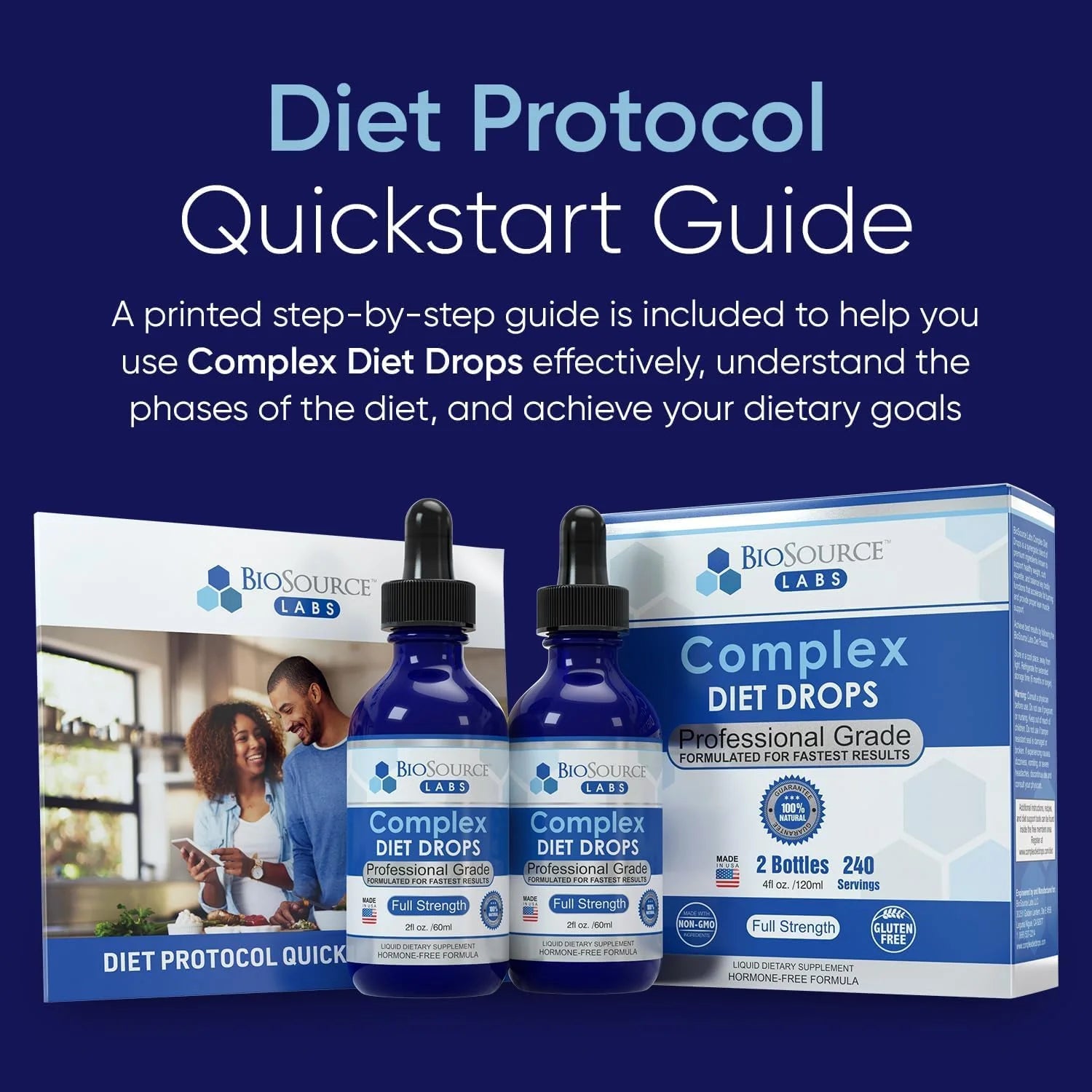Complex diet drops for weight management for men and women