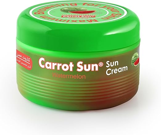 Carrot Sun Tanning Cream - Watermelon Splash (350ml)