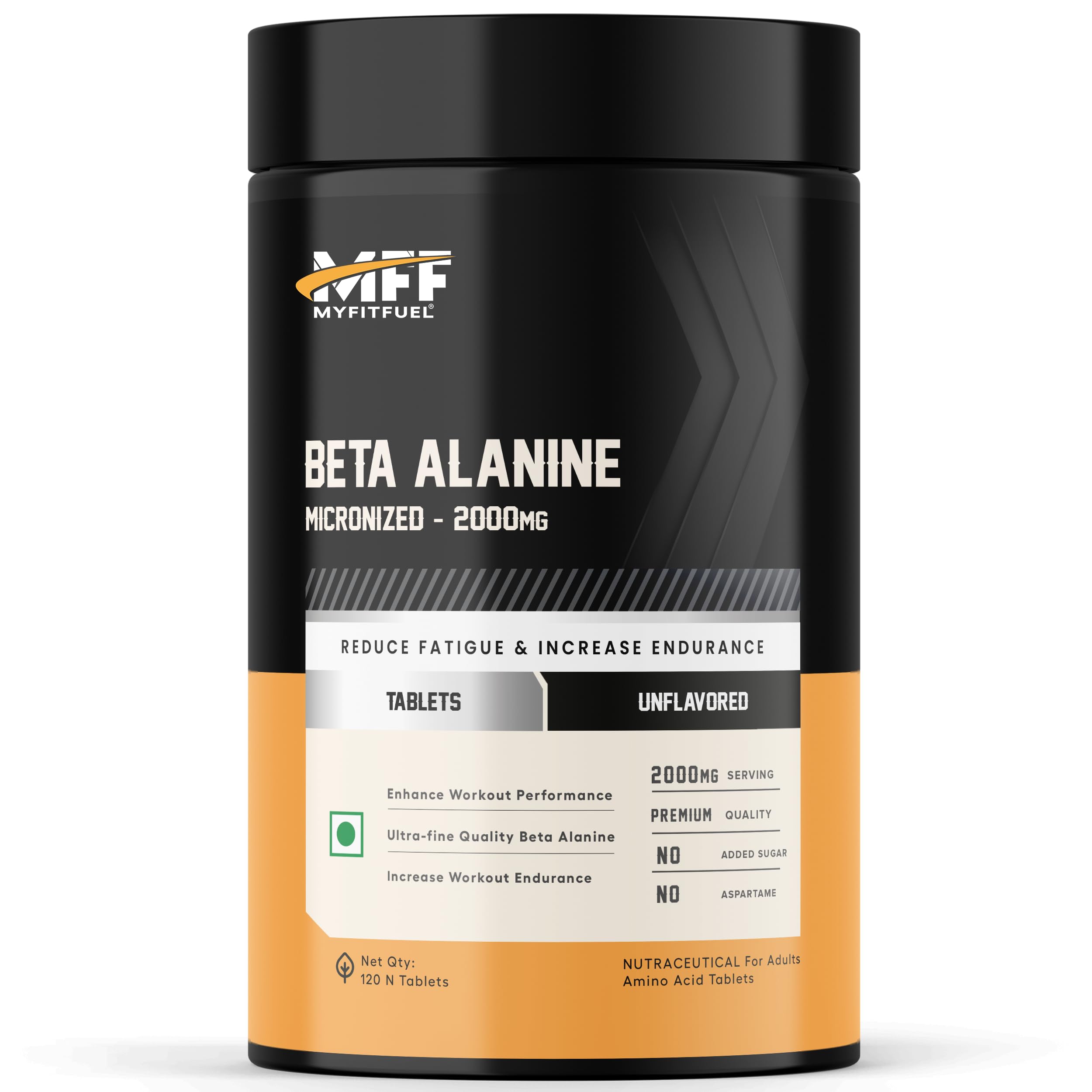 MyFitFuel Beta Alanine | 2000mg Per Serving 120 Capsules Endurance Booster