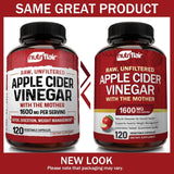 كبسولات الخل Apple cider vinegar لخسارة الوزن والتطهير.