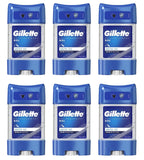 Gillette Arctic Ice Antiperspirant Deodorant Gel for Men - 420ml (6-Pack)