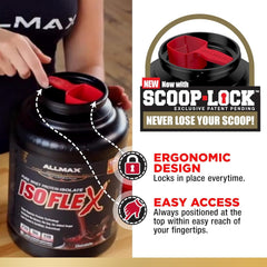 ALLMAX، ISOFLEX®، بروتين مصل اللبن المعزول النقي، فانيليا، 2 رطل (907 جم)