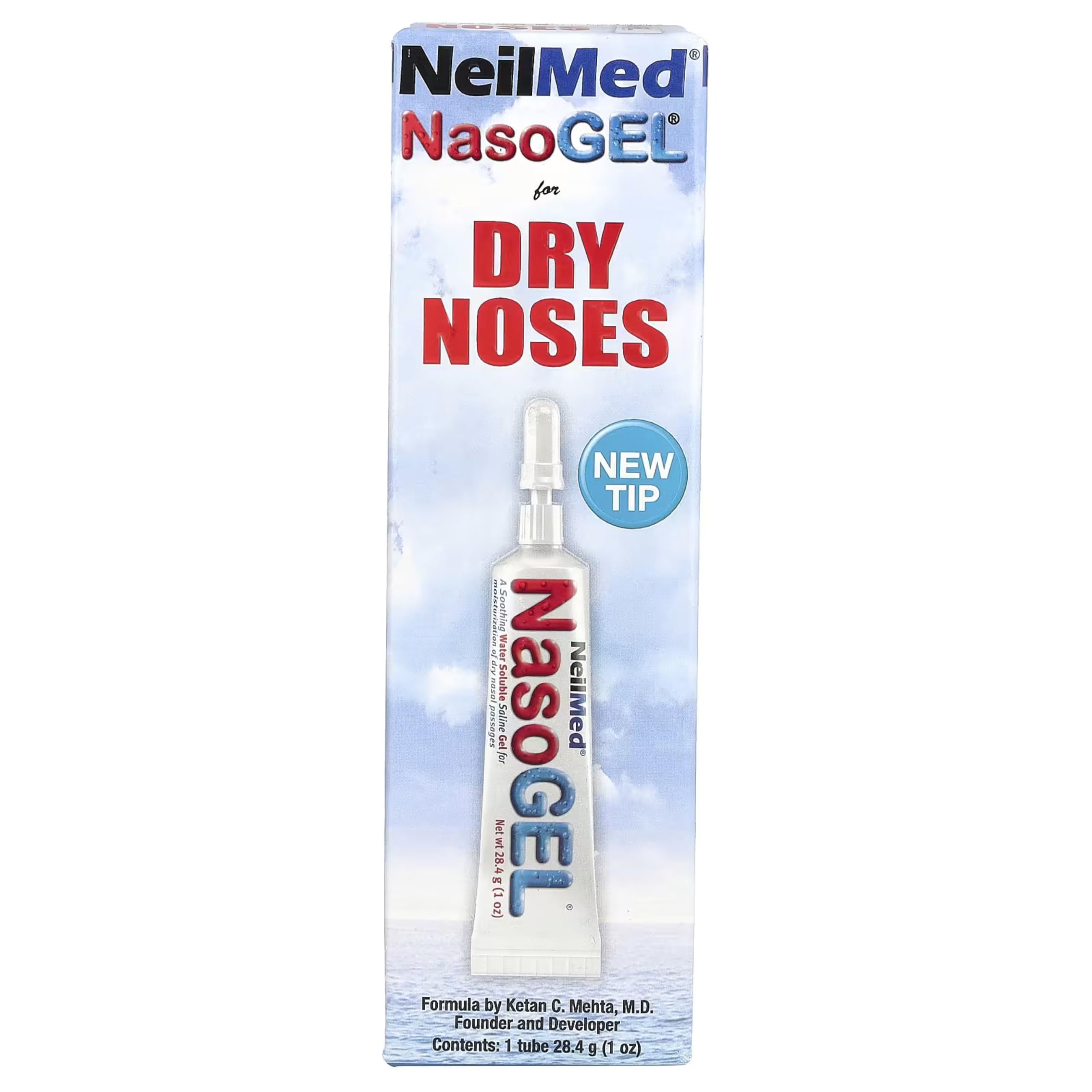Neilmed Nasogel for Dry Noses - Moisturizing Nasal Gel (2-Pack)
