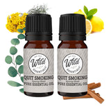 Wild Quit Smoking 100% Pure Essential Oil Synergy Blend – 2 Pack 10ml | Craving Support | Natural Wellness