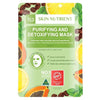 Purifying & Detoxifying Face Mask - Deep Cleansing Clay & Charcoal Sheet Mask for Clear Skin