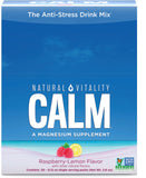 Natural Vitality Natural Calm Anti-Stress Drink - Organic Raspberry Lemon Single Serve Packets 30 Packs