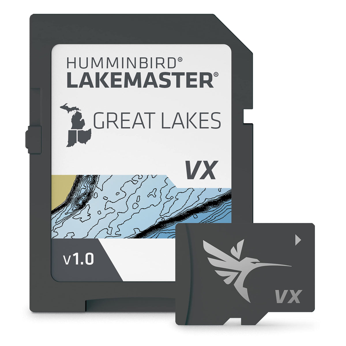 Humminbird 601002-1 LakeMaster – Great Lakes V1 Fishing Map
