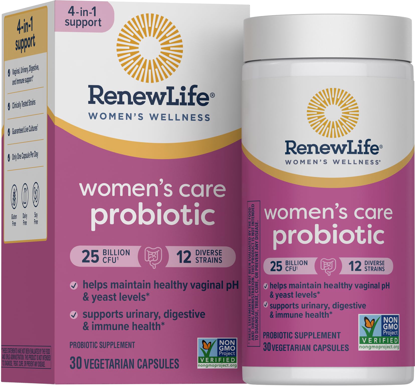 Renew Life Ultimate Flora Women's Probiotic - 25 Billion CFU, 12 Strains for Feminine Health