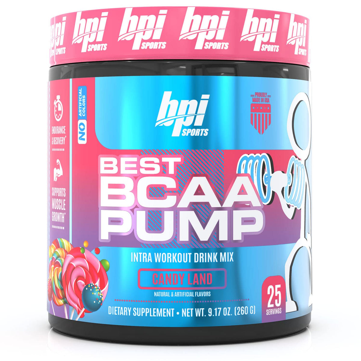 BPI Sports Best BCAA Pump Intra-Workout - Candy Land - 25 Servings