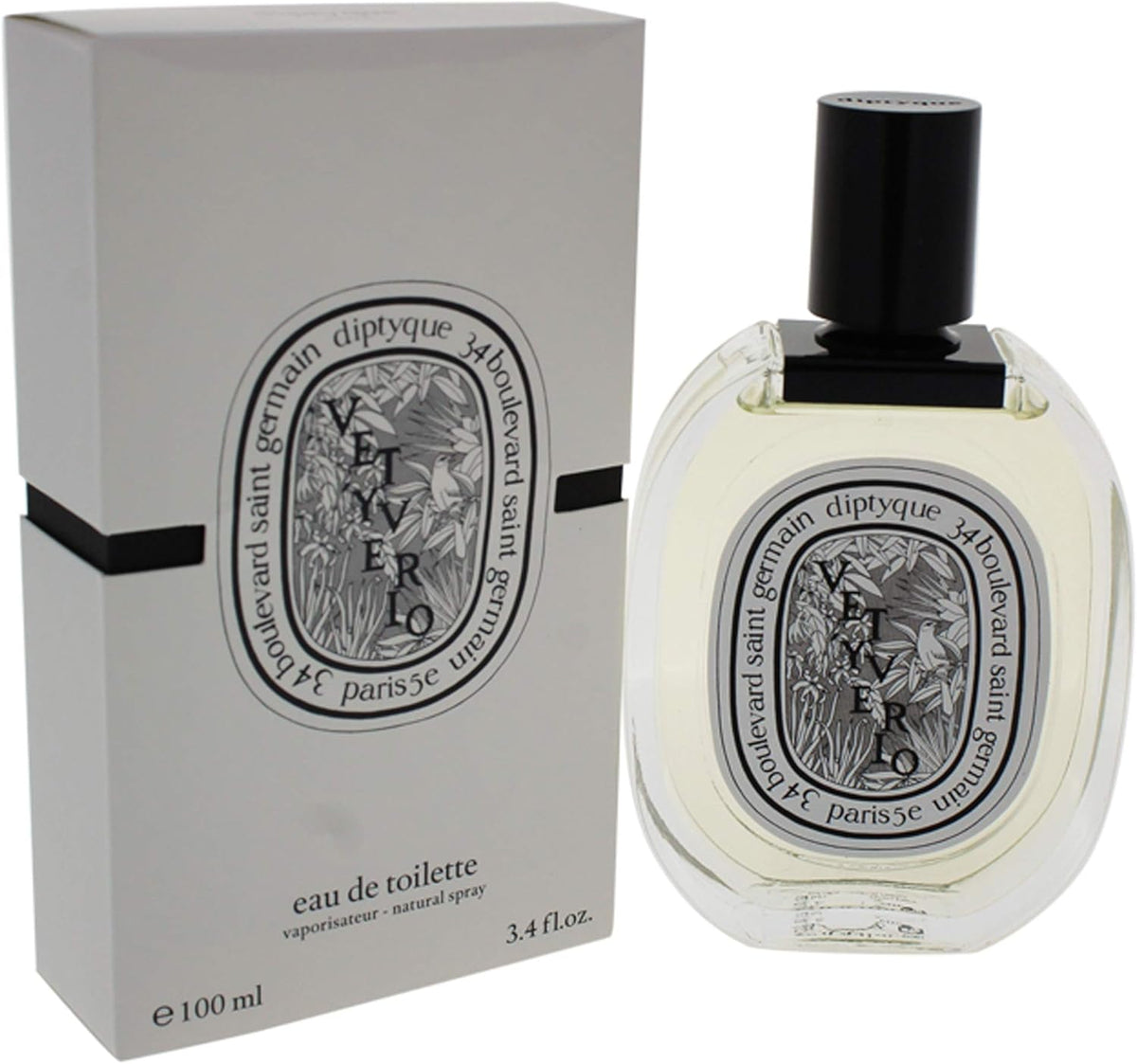 Diptyque Vetyverio Eau de Parfum - Woody Aromatic Fragrance