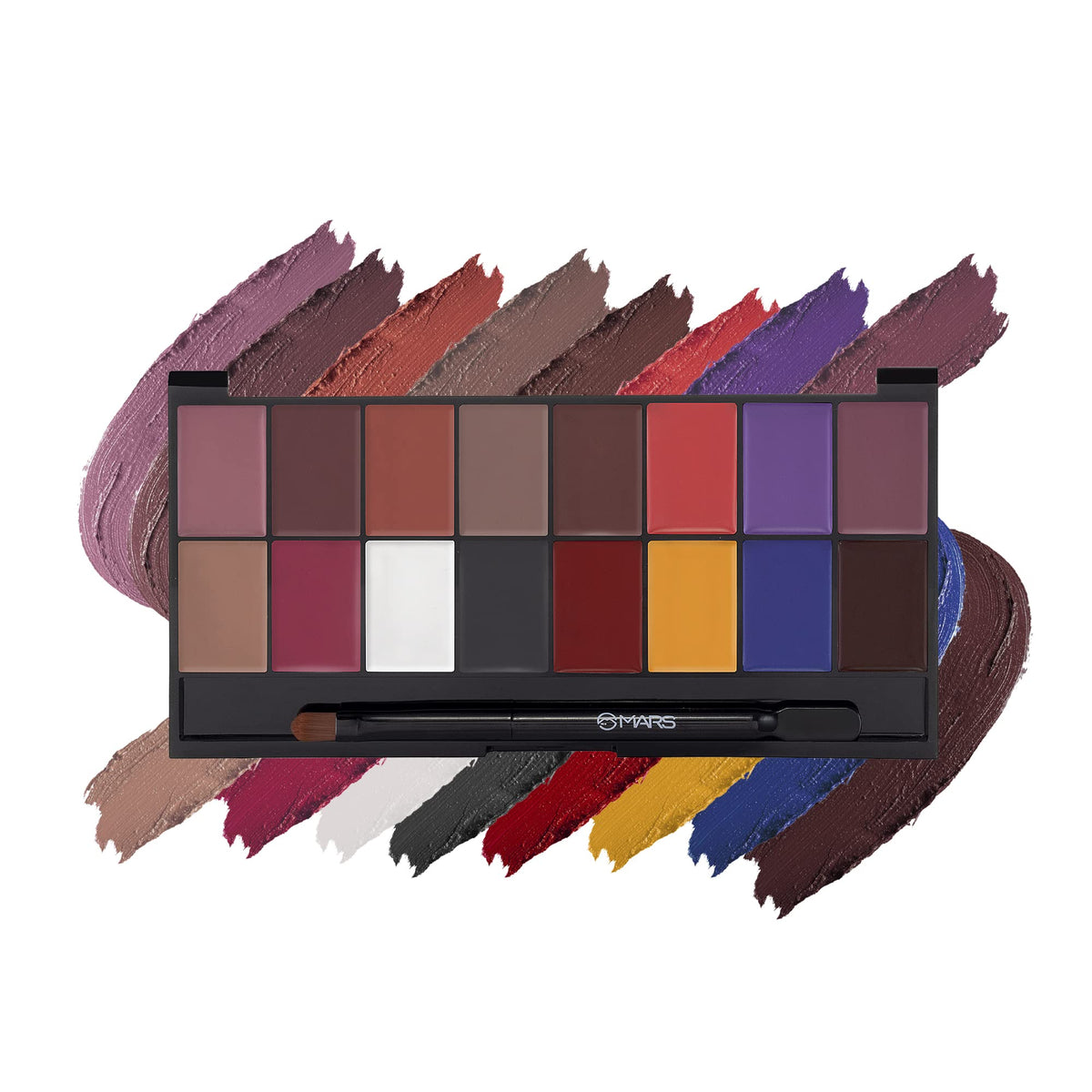 MARS Infinity Lip Palette - 16 Colors for Infinite Lipstick Shades (36g)