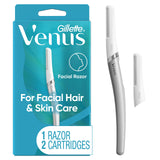 Gillette Venus Dermaplaning Tool - 2 Blade Refills, Face Razors for Women