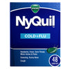 Vicks NyQuil Nighttime Cold & Flu Relief LiquiCaps, 48 Count