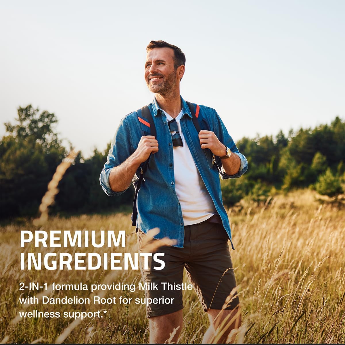 Bronson milk thistle supplement with silimarina and dandelion root for liver support